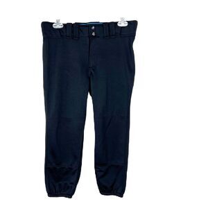 Rip-It Softball Baseball Pants Women Small Black Cropped Activewear Sport Bottom